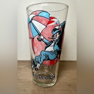 PENGUIN Vintage Collector Glass 16 Oz Pepsi Super Series DC Comics‎ 1976.